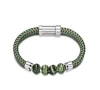 ZCCZJS Bracelets for Womens détachable liberté Hommes Femmes Bracelets en Acier Inoxydable en Cuir Bracelets colorés Bijoux créer Votre Vie CS004 3 18cm