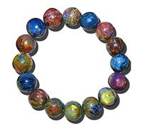 ZCCZJS Bracelets pour Femmes Round 10/11/12 / 13mm 7 5inch Perles Nature 13