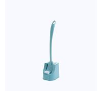 ZCCZJS Brosse de Toilette à Long Terme à Longues poignées, Bonne Brosse de Nettoyage des poignées, Pinceau de Toilettes pour l'hôtel à Domicile, Brosse de Toilette Debout au Sol Set-Vert (Bleu)