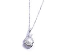 ZCCZJS Chaîne de clavicule de pendentif flamboyant Élégant modèles de banlieue polyvalente minimaliste Articles de collier personnalisés