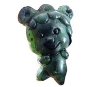 ZCCZJS Collier de pendentif zodiaque chinois noir chinois