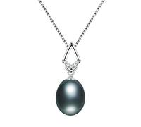 ZCCZJS Collier de perle ovale 100% naturel 100% bijoux fin pour les femmes fabriquées en Chine