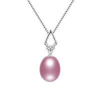 ZCCZJS Collier de perle ovale 100% naturel 100% bijoux fin pour les femmes fabriquées en Chine