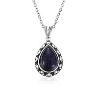 ZCCZJS Collier pendentif S GRANDE FORME DE PARI