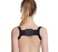 ZCCZJS Correcteur de dos de dos magnétique Le support réglable s'améliore et fournit une scoliose confortable lombaire aide à corriger votre problème, noir, L
