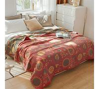 ZCCZJS Couches de Couverture de Couverture Couette Froide Couette épaissie du canapé léger du canapé de Couverture de Couverture d'été (Couleur: Noir, Taille: 250x230 cm) (E 250x230 cm)