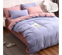 ZCCZJS Couleur Continue Couleur Double Face Bloc de Couette de Courtepointe litière de litière de lit de lit Monochrome Monochrome