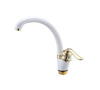ZCCZJS Cuisine Tap en laiton robinet de cuisine 360 ° Rotation Mixage d'évier de cuisine Le mélangeur de cuisine à manche unique peut être mieux utilisé, un