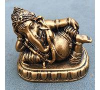 ZCCZJS Décor de Statue d'éléphant thaïlandais, résine thaïlandaise Artisanat du Tronc d'éléphant Bouddha et Richesse des Ornements d'éléphant.