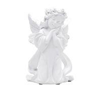 ZCCZJS Décoration du Support de Chandelier d'ange européen, Style européen Retro Old White Girl Angel Candlestick Ornements, résine Crafts Figure Figurines Décoration Cadeaux Angel Gift, D