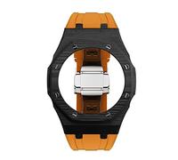 ZCCZJS Dernier kit de modification de luxe pour GA2110 Case de carbone Bozel Strap en caoutchouc GA-2110 Mod Kit Remplacement des accessoires
