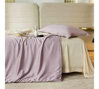 ZCCZJS Ensemble de 4 pièces Pleine Grandeur ， Ensemble de literie en Fibres lycel ， Ensemble de Lits de lit à Bout de Souffle et de Refroidissement - litière de Luxe de l'hôtel pour Femmes,