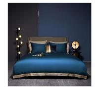 ZCCZJS Ensemble de literie de Luxe Reine, Coffret d'automne King, 600 TC Coton égyptien, Ensemble de 4 pièces Orange ， 87 * 94 Couvert