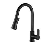ZCCZJS Évier de la cuisine Tapez Sort Kitchen Mixer Taps 360 ° Fauce de cuisine Black pivot