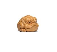 ZCCZJS Feng Shui Personnalité de Richesse créative Golden Toad Ornements Tray Tray à Trois Pattes Toad Boutique Décoration Feng Shui Lucky Money Frog Statue Symbole de Richesse Feng Shui décor