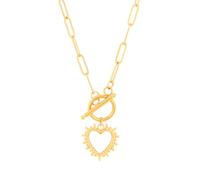 ZCCZJS Filles Bijoux Accessoire Géométrie Soleil Totem Colliers Femmes Hommes, Love Heart Het Chain Collier - Charme classique, OT Boucle commlée à Christmas S. Collier