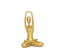 ZCCZJS Garden Sculpture Résumé Art Résine Yoga Figurines Home Sculpture Dolls Yoga Beauty Girls Studio Ornement Home Decoration 3