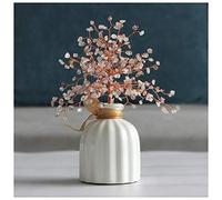 ZCCZJS Gemme Arbre Mini Cristaux de guérison en Pierre de bonsaï Arbre de l'argent (Sept Couleurs) Ornements colorés de Feng Shui pour Bonne Chance de la Richesse à la Maison décor de camarade