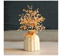 ZCCZJS Gemme Arbre Mini Cristaux de guérison en Pierre de bonsaï Arbre de l'argent (Sept Couleurs) Ornements colorés de Feng Shui pour Bonne Chance de la Richesse à la Maison décor de camarade