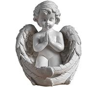 ZCCZJS Home Garden Figurine Statue Decor Ornamentretro Resin Résine de résine Teenage Girl Angel Ornements décoratifs Figurines Miniatures