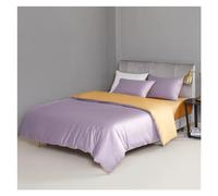 ZCCZJS Lit, Couvre de Couette réversible Verte avec Bouton 4pcs Queen King Size 100% égyptien Coton litière moelle
