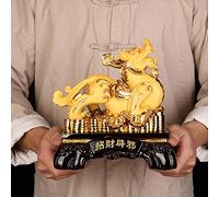ZCCZJS Lucky Money Decoration Resin Crafts Feng Shui Chinois Charme pour Prosperity Wealth Home Creative Cadeaux, B