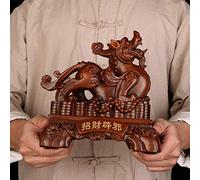 ZCCZJS Lucky Money Decoration Resin Crafts Feng Shui Chinois Charme pour Prosperity Wealth Home Creative Cadeaux, B