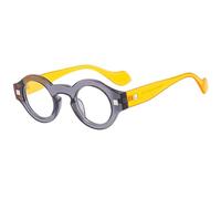ZCCZJS Lunettes de Soleil Rondes de Soleil rétro sailpunk Petits Verres de Soleil pour Hommes Nuances de Lunettes