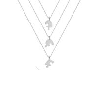 ZCCZJS NOUVEAU 2026 Collier de pendentif coeur en acier inoxydable unisexe pour le meilleur ami plusieurs colliers de puzzle bijourie cadeau familial décoration luxe avec vous accessoires à la mode