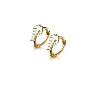 ZCCZJS Ocean Creative Fish Bone Small Small Hoop Ooy Eargs for Ladies Romantic Romantic Elegant Party Bijouts Haut de Gamme
