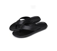 ZCCZJS Pantoufles masculines Summer Summer Slippers Men's Casual Slippers Chaussures décontractées Noires Slippers Slippers Chaussures de Plage à la Maison Slippers en Plein air (10,5 UK)
