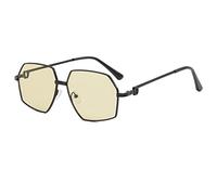ZCCZJS Personnalité rétro Metal Men Femmes Lunettes de Soleil Fashion Decorative Commuter Tendance UV400 Gift de Lunettes de Soleil