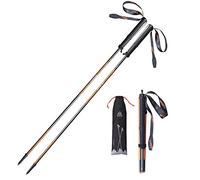 ZCCZJS Pôles de Trekking en Fibre de Carbone 2 PCS - Absorbant de Choc, réglable, Pliable, Sticks de Marche et de Course Ultra-légers pour randonnée pour la randonnée, Le Camping, la Monture