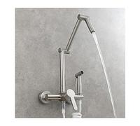ZCCZJS Robinet Cuisine Robinet Laiton de Cuisine évier Robinet Chaude et Eau Froide 2 Fonctions de Remplissage de Pot Commercial Robinet Mural Pliage Pliant Double Articulation Swing Armes Swing