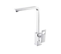 ZCCZJS Robinet d'évier de cuisine, robinet de cuisine à une seule manche pour lavabo de cuisine, robinet de cuisine à un trou de cuisine, robinet extérieur à 360 degrés pivotant à 360 degrés pour