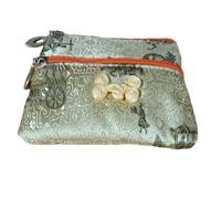 ZCCZJS Sacs à Bijoux ， Petite boîte à Bijoux 2pcs Mignon Chinois nœud Deux Sacs d'emballage de Bijoux à glissière pour Bracelets Collier Rangement en Soie en Brocart Zip saches pour Voyager