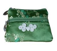 ZCCZJS Sacs à Bijoux ， Petite boîte à Bijoux 2pcs Mignon Chinois nœud Deux Sacs d'emballage de Bijoux à glissière pour Bracelets Collier Rangement en Soie en Brocart Zip saches pour Voyager