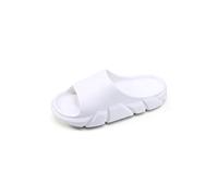 ZCCZJS Sandales Men Unisexe Les Diapositives d'été Glissent sur des Pantoufles à Domicile épaisses Sandale de Plage d'été légère pour Les Hommes (Beige, 44-45)