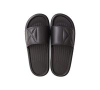 ZCCZJS Slippers pour femmes Pantoufles à la maison Summer Summer sans glissade Flip flip Bath Slippers Couple Family Flatus Chaussures Hôtel Sandal Slippers Intérieur Tlines de plancher (Schwarz, 5,5