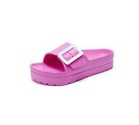 ZCCZJS Slippers pour Femmes Plate-Plateaux d'été Slippers Femmes Chaussures Home House Slippers Pink Blanc Noir Sandales de Plage décontractées