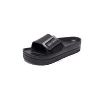 ZCCZJS Slippers pour Femmes Plate-Plateaux d'été Slippers Femmes Chaussures Home House Slippers Pink Blanc Noir Sandales de Plage décontractées