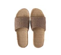 ZCCZJS Slippers pour Femmes Slippers Femelles Casual Slides Belt Ladies Sandals Flip Flops Lovers Summer Indoor Home Chaussures (Rouge, 11 (44-45))