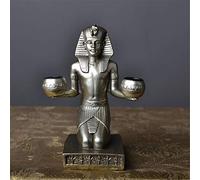 ZCCZJS Statue Ancienne Pharaon égyptien Dieu Dieu thoth Mythological Dieu Table à Manger Figurine rétro cheminée statutaire Sculpture décoration décoration Ornement résine