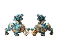ZCCZJS Statue de Bouddha Crafts rétro Chinois Pixiu Ornements de Salon décorations de Bureau Business Coundre Cadeaux de Chasse aux Ornements de Chasse aux fortunes Décoration de Feng Shui (Taille: