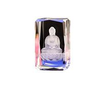 ZCCZJS Statue de Bouddha Gravure cristalline Figurine Bouddhiste Sakyamuni Sculpture Le Bouddhisme fournit des Ornements de décoration de Maison Moderne Religion