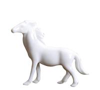 ZCCZJS Statue Ornements Sculptures Creative Céramique Horse Mini Animal Pony Téation Pet Ornements Home Zen Bonsai Flower Accessoires