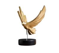 ZCCZJS Table de Bureau décor Ornement de Luxe Ornement Salon Aigle aigles Bureau décorations de Bureau Ornement de Statue (Couleur: Or)