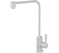 ZCCZJS Tap Filtre à Eau Potable à 360 ° Tap de Filtre à évier de Cuisine Robinet de purificateur, Connexion 1/4 ", Or et Blanc, Installation Facile, Solution d'eau Potable Propre pour la Maison