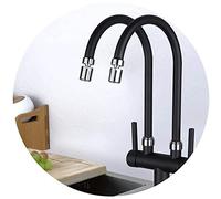 ZCCZJS Tapis de mélangeur d'évier de cuisine, robinet de mélangeur, cuisine chaude et froide robinet d'eau, robinet d'évier, peinture à double tube de mélange robinets de cuisine buse