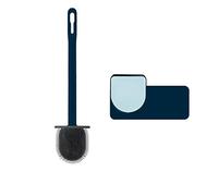 ZCCZJS WC Accessoires Brosse Tête Pas de Brosse angletoilet Mort Morte Brousse de Pinceau à poignée Longue Brosse Mural en Silicone Brosse de Toilette/b